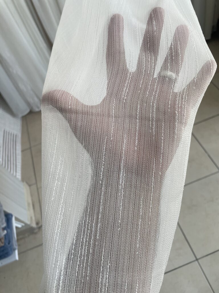 Şantuklu bambu tül kesik çigi detaydı yıldız yağmuru tül perde - 1