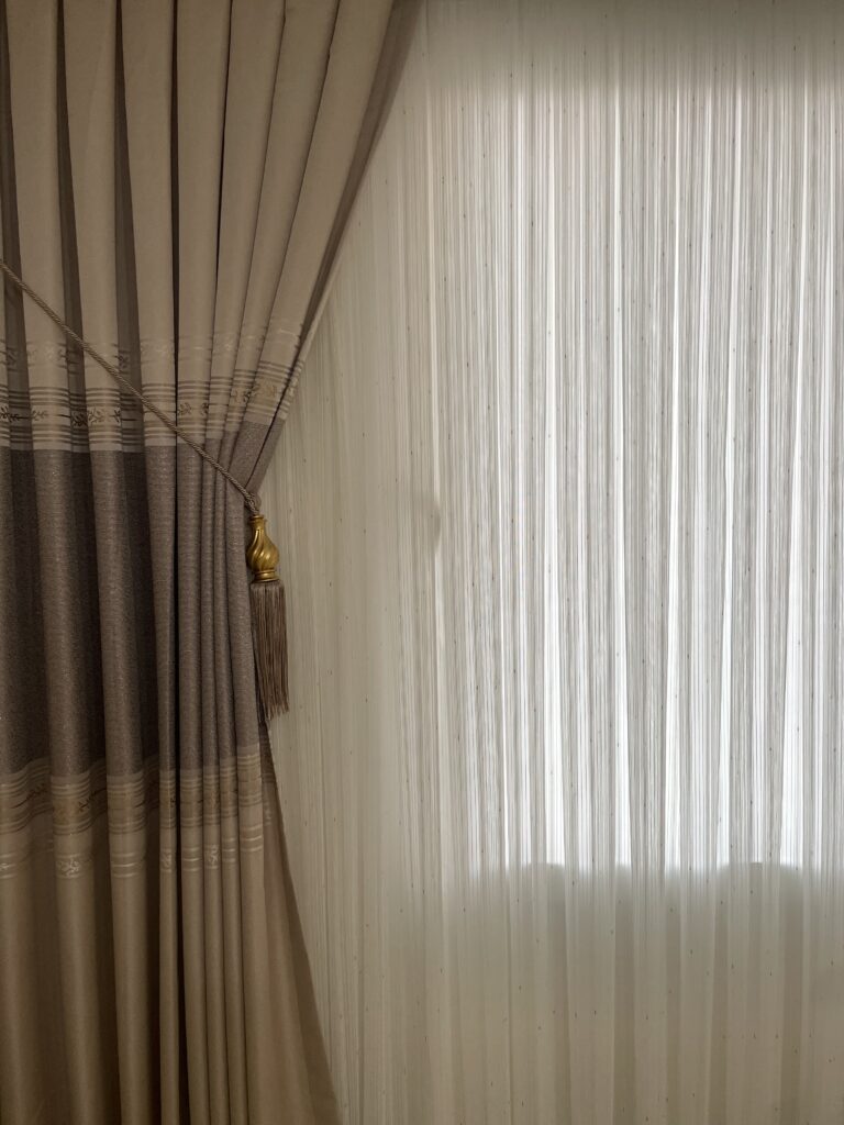 Damla Gümüş Tül Perde Zarif Şık Modern - 2