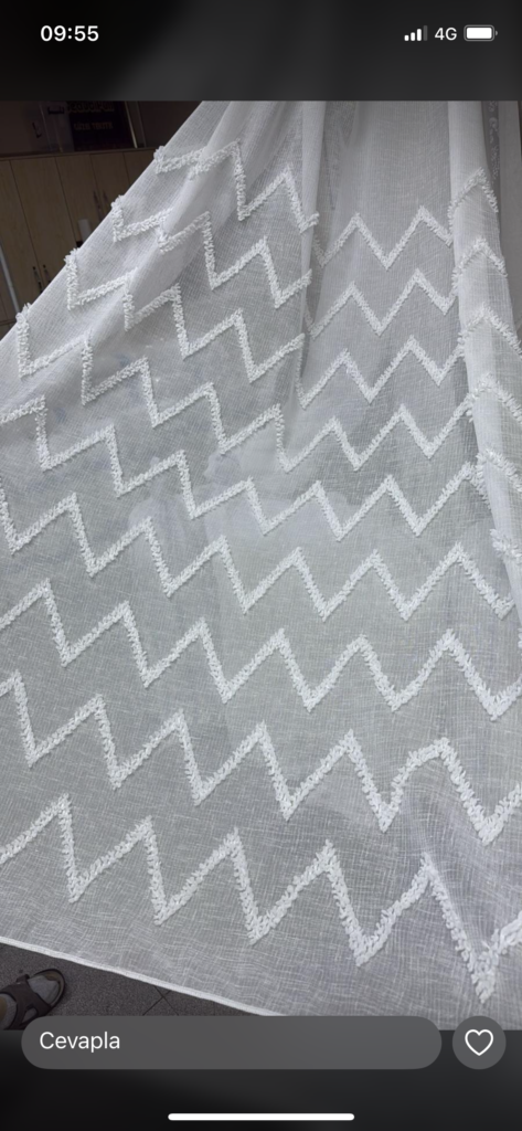 Beatifull Jakarlı Püsküllü Zikzak Model Dökümlü Ve Zarif - 1