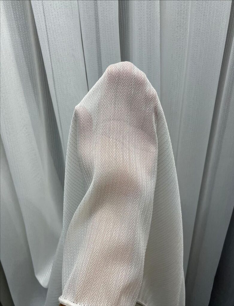 Balıksırtı çelil tül perde agır gramajlı modern ve şık - 3