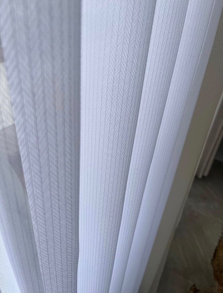 Balıksırtı çelil tül perde agır gramajlı modern ve şık - 1