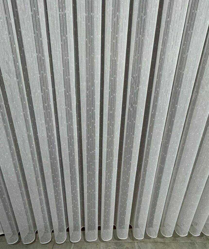 Nope Simli Tül Perde Yüksek Gramaj Dökümşü Yumuşak Kırışmaz Ütü İstemez - 1