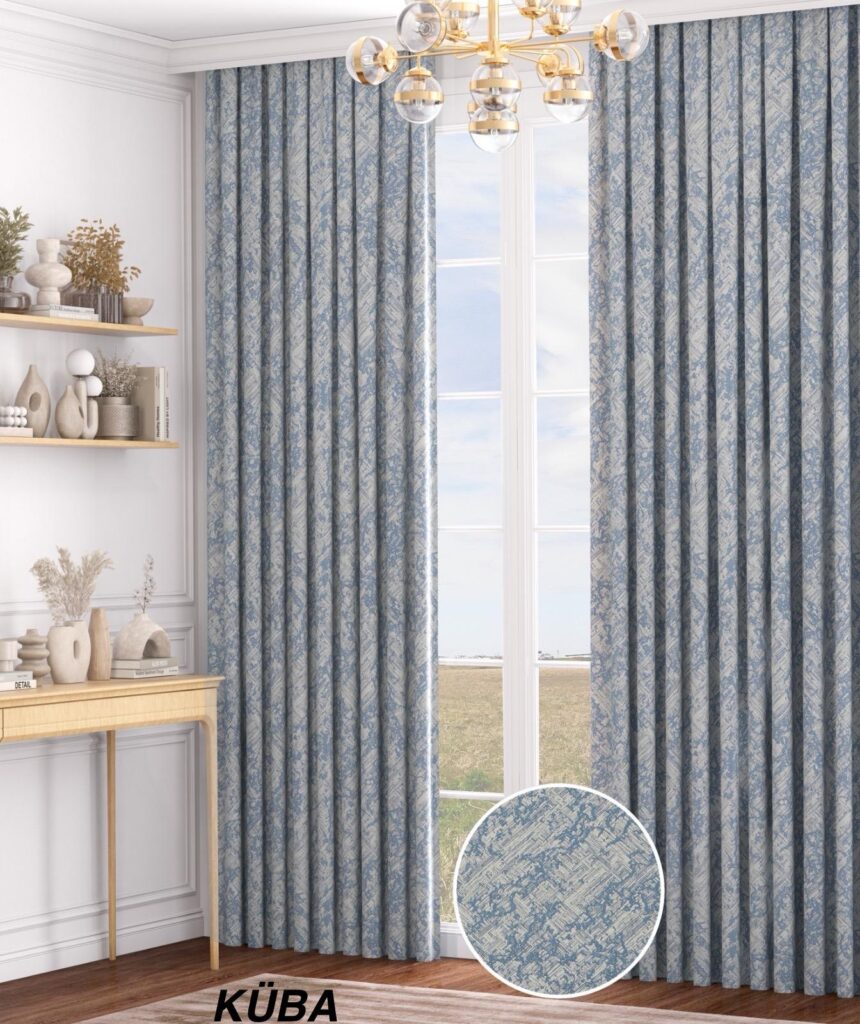 Dekoratif Fon Perde – Modern Tasarım, Dayanıklı Kumaş - 1