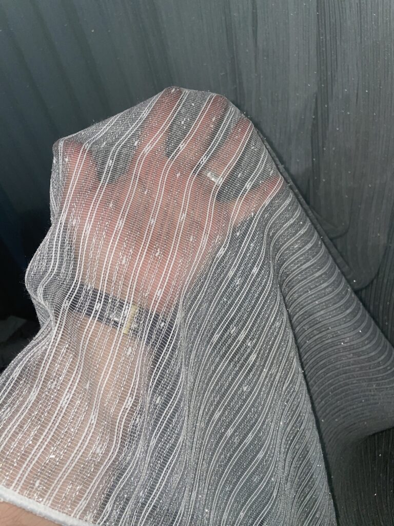 Nope Simli Tül Perde Yüksek Gramaj Dökümşü Yumuşak Kırışmaz Ütü İstemez - 2