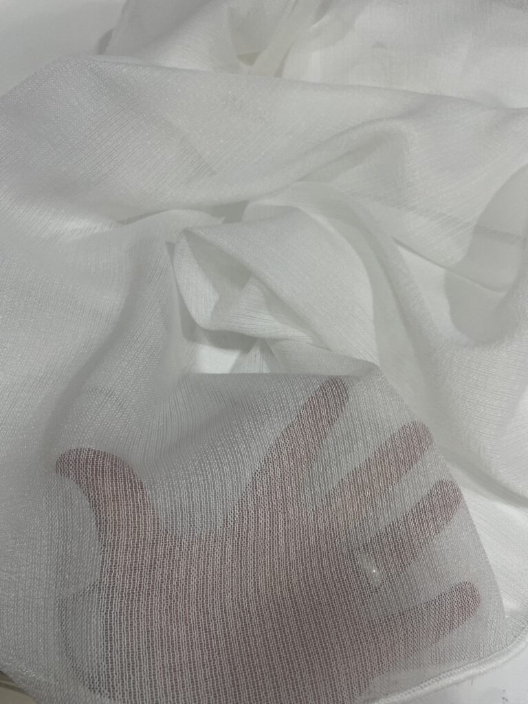 Çizgi detaylı dökümlü tül perde gofre tül ile mükemmel görünüm - 5