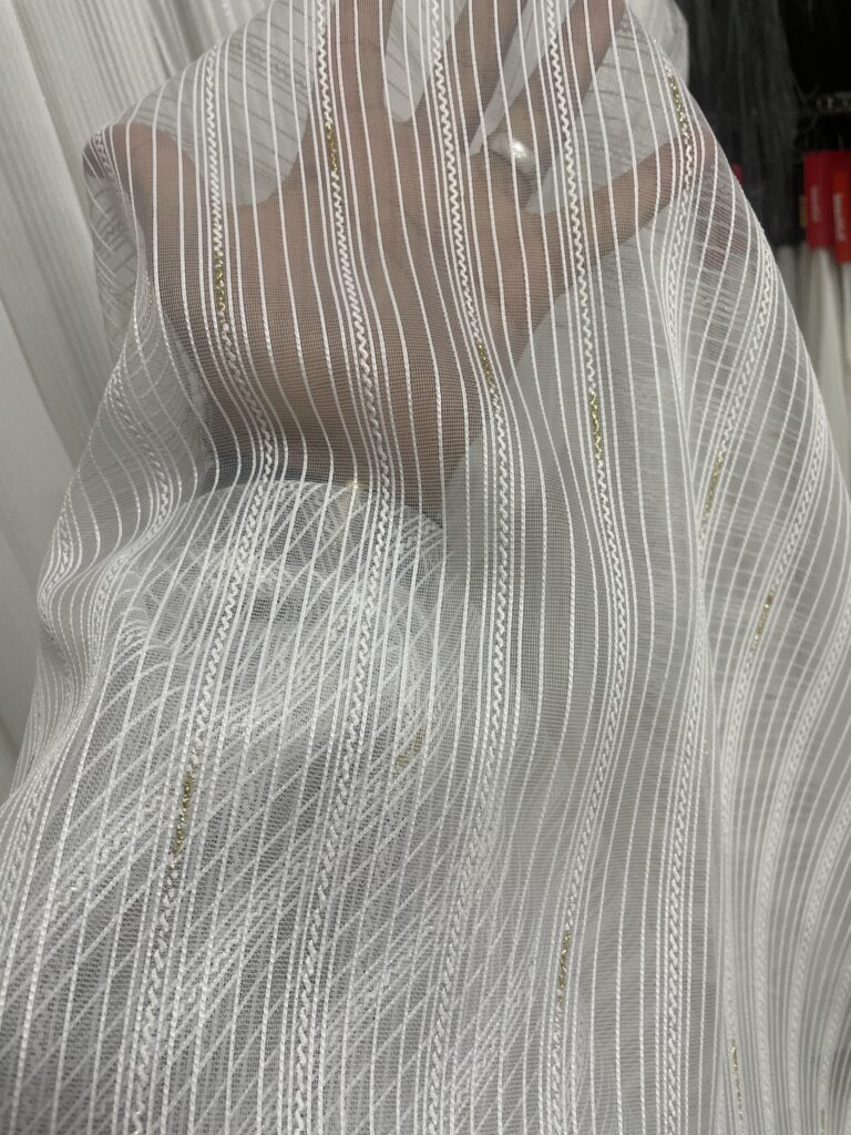 Damla Gold Tül Perde Mükemmel Zemin Işıltı Ve Sadelik - 4