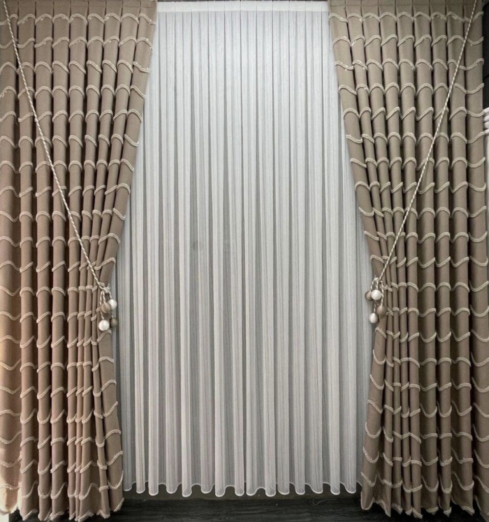 Jakarlı Beautiful Fon Perde Sultan 1124 - 8