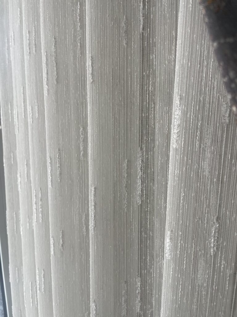 Şantuklu Kelebek Gümüş Tül Perde: Doğanın Zarafeti Evinizde - 4