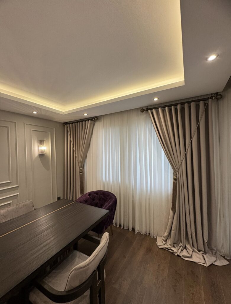 Star Blackout VR 05 Krem Fon Perde – %100 Karartma, Isı ve Işık Yalıtımlı Blackout Perde - 1