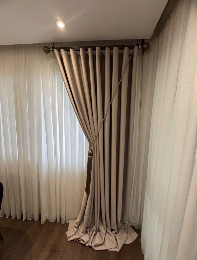 Star Blackout VR 05 Krem Fon Perde – %100 Karartma, Isı ve Işık Yalıtımlı Blackout Perde - 7