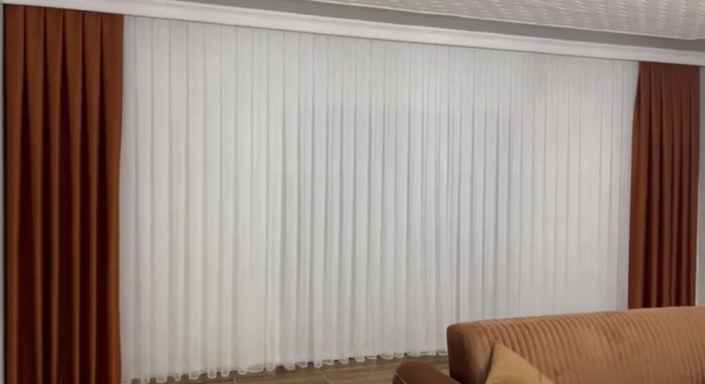 Kiremit Blackout Fon Perde – %100 Işık Geçirmez, Isı ve Ses Yalıtımlı, Modern Dekoratif Kalın Fon Perde Star Blackout Kiremit - 4