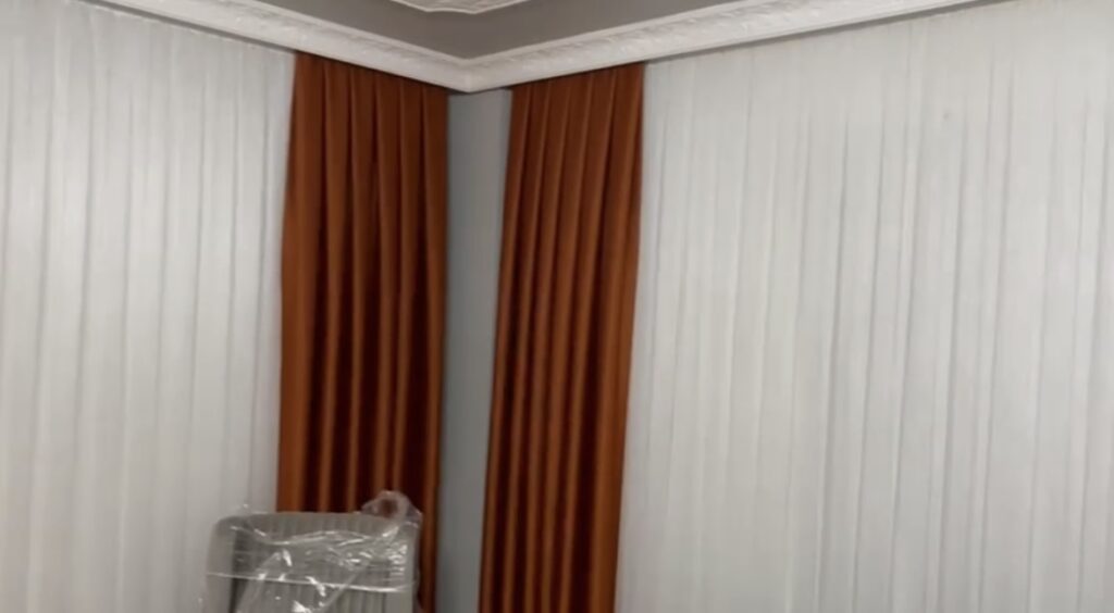 Kiremit Blackout Fon Perde – %100 Işık Geçirmez, Isı ve Ses Yalıtımlı, Modern Dekoratif Kalın Fon Perde Star Blackout Kiremit - 1