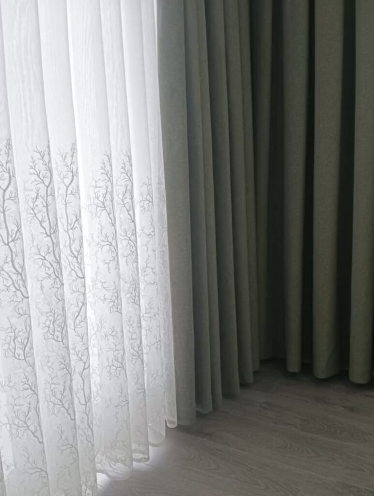 Ada Fon Perde Deniz Tonu – Salon ve Oturma Odası İçin Şık Perde Deniz 118 - 1