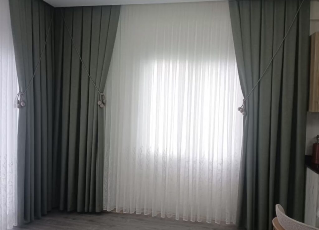 Ada Fon Perde Deniz Tonu – Salon ve Oturma Odası İçin Şık Perde Deniz 118 - 3