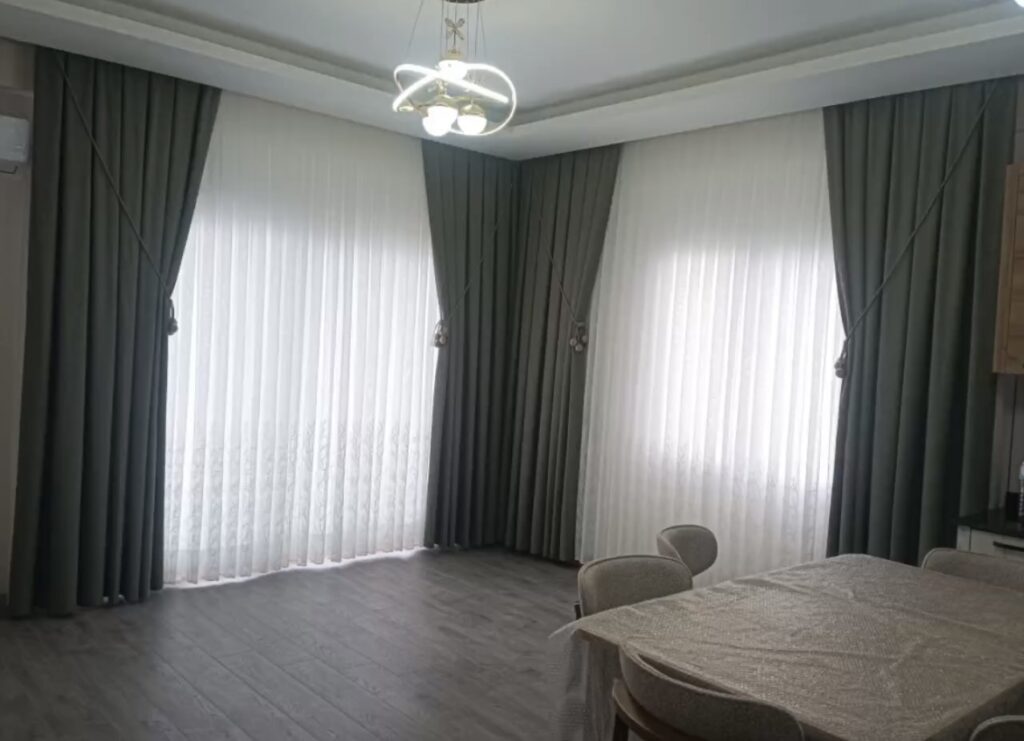 Ada Fon Perde Deniz Tonu – Salon ve Oturma Odası İçin Şık Perde Deniz 118 - 5